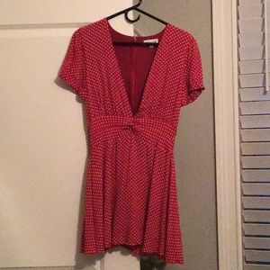 Privacy Please polka dot mini dress M